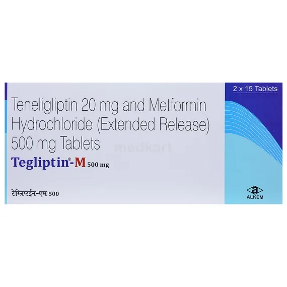tegliptin m 20/500mg tablet 15's